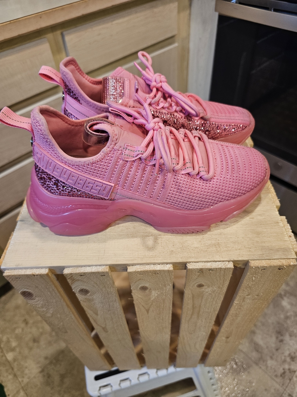 Steve Madden Pink Athletic Sneakers